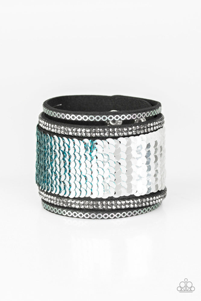 Head or Mermaid Tails - Blue/Silver