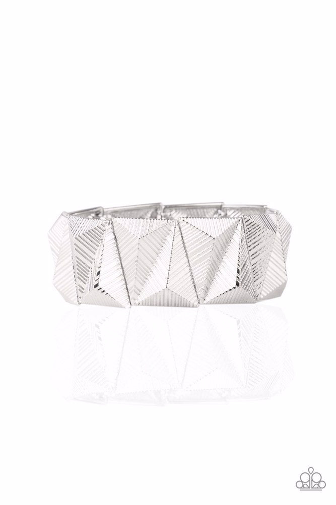 Metallic Geode - Silver