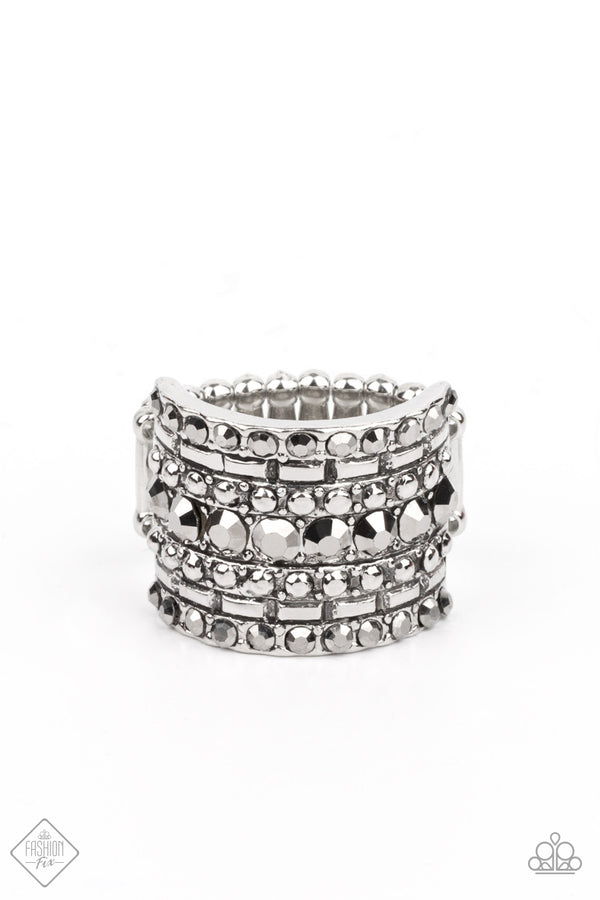 Target Locked - silver ring