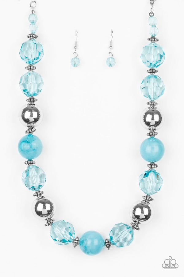 Very Voluminous - blue necklace