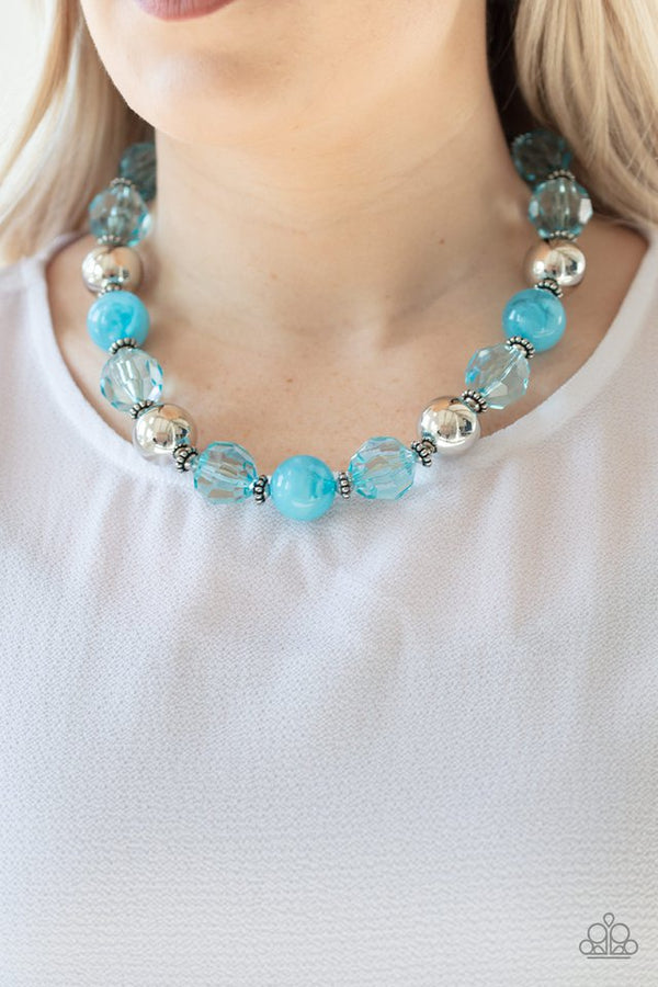 Very Voluminous - blue necklace