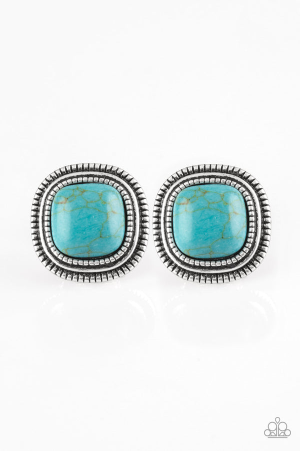 Frontier-Runner - blue Earrings