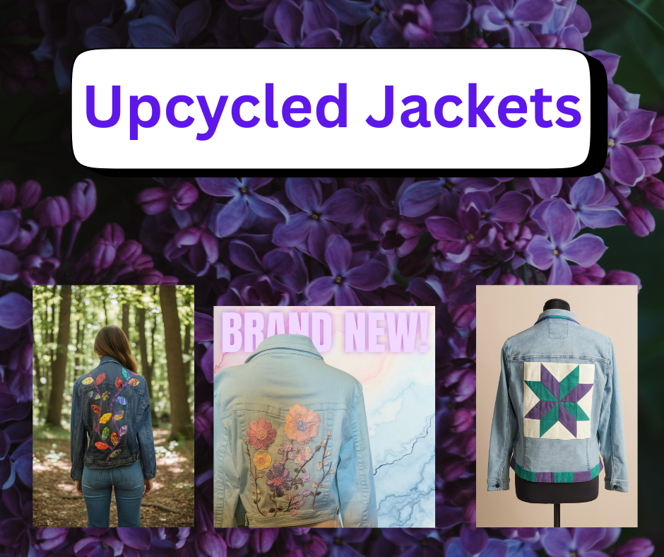 Upcycled Denim Jackets and Vests