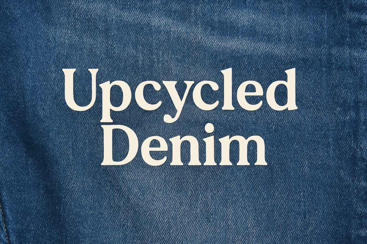 Upcycled Denim Clothing