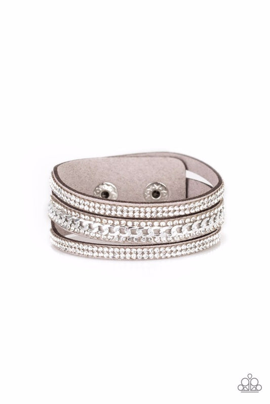 Rollin In Rhinestones- Silver