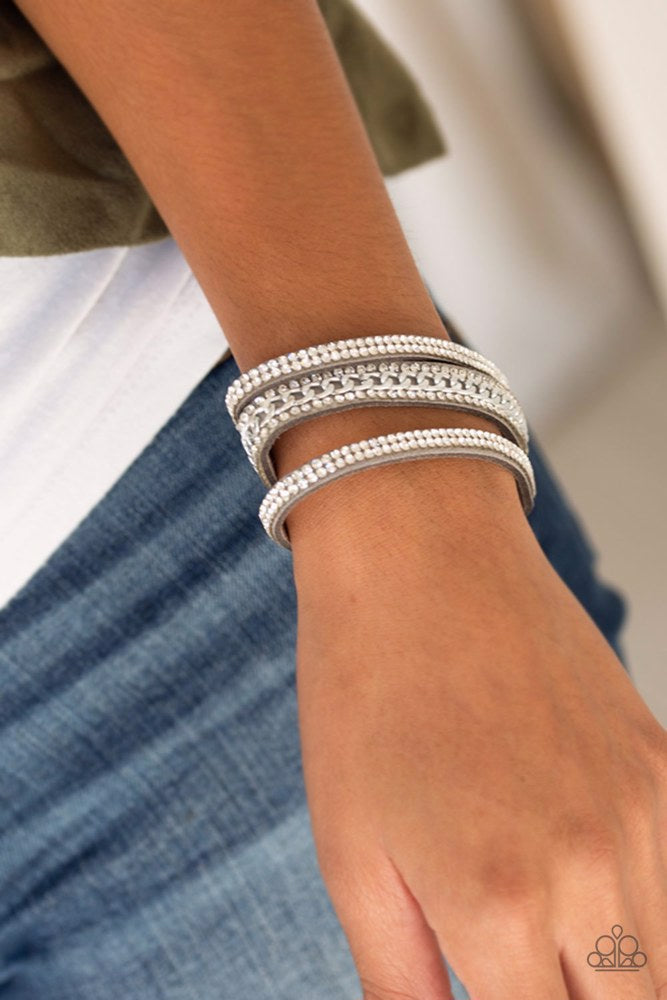 Rollin In Rhinestones- Silver