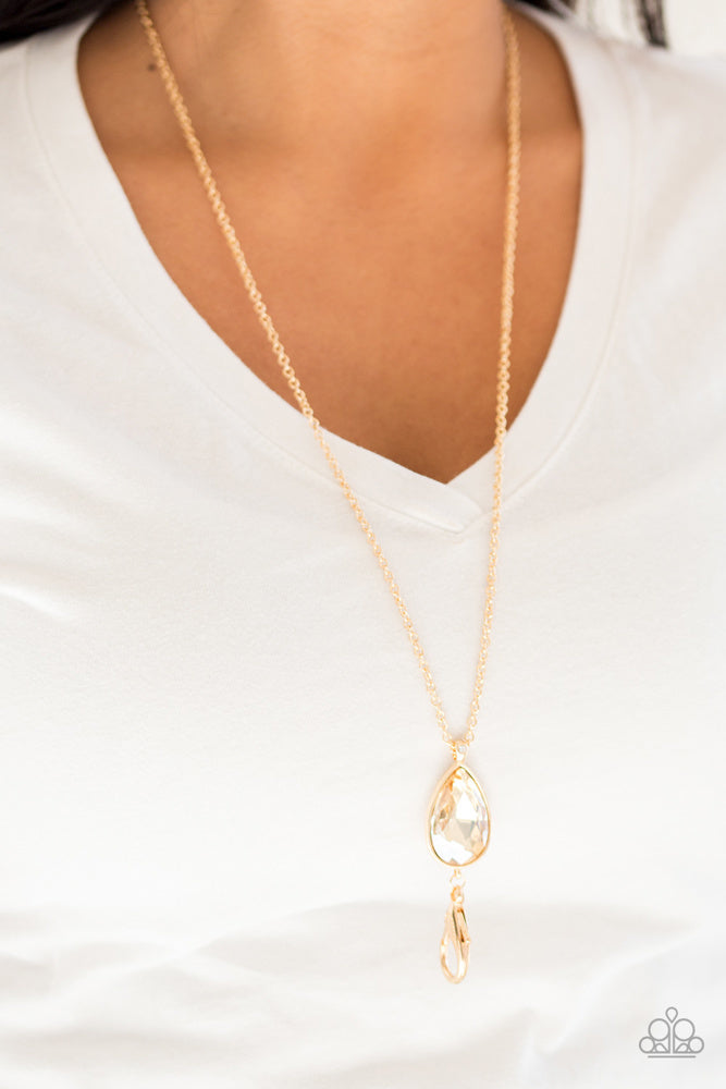 Elite Shine - Gold Lanyard