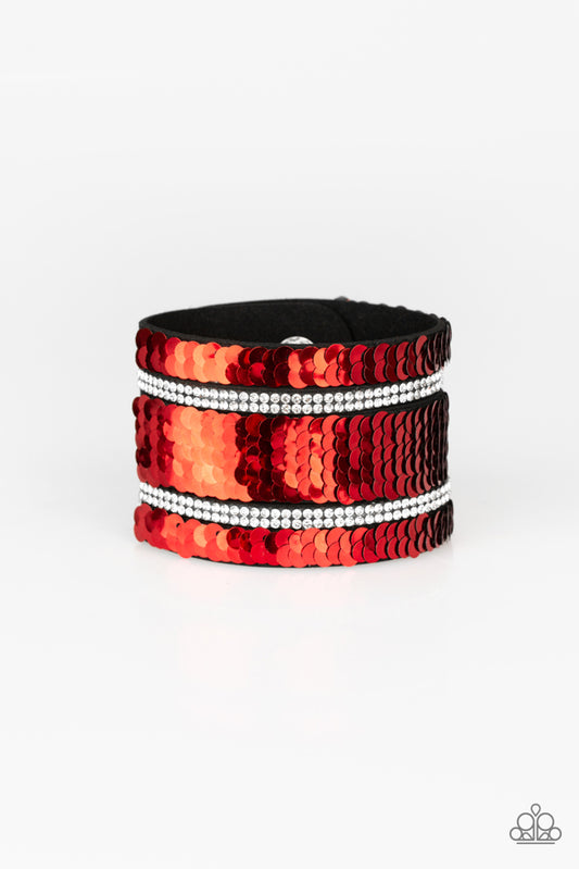 Mermaid Service - Red/Silver