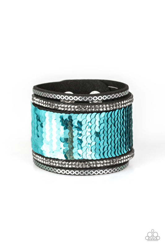 Head or Mermaid Tails - Blue/Silver
