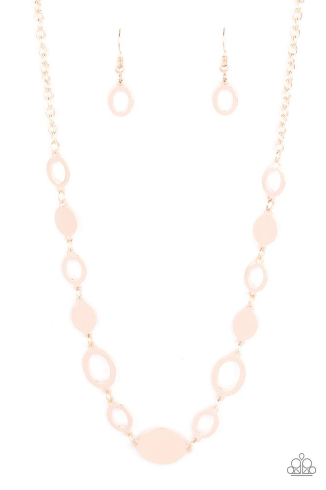 Working Oval-Time - Rose Gold