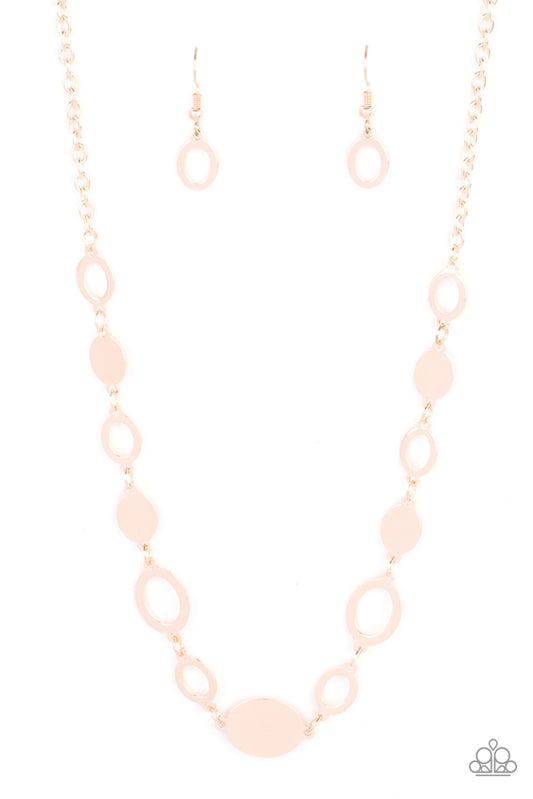 Working Oval-Time - Rose Gold