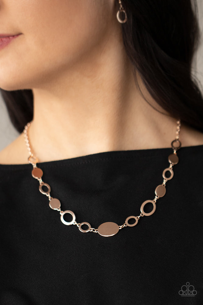 Working Oval-Time - Rose Gold