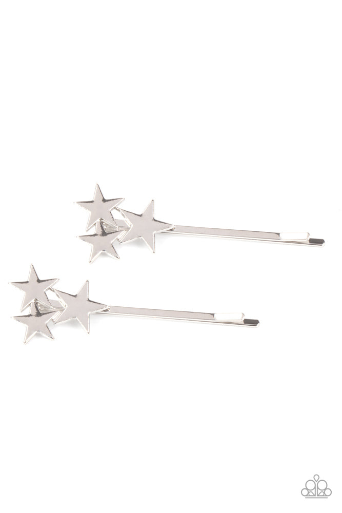 Suddenly Starstruck - Silver - Hair Pin