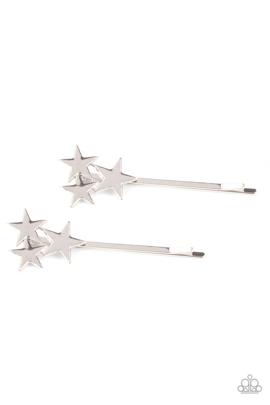 Suddenly Starstruck - Silver - Hair Pin