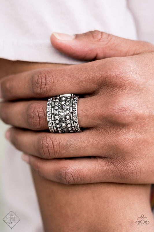 Target Locked - silver ring