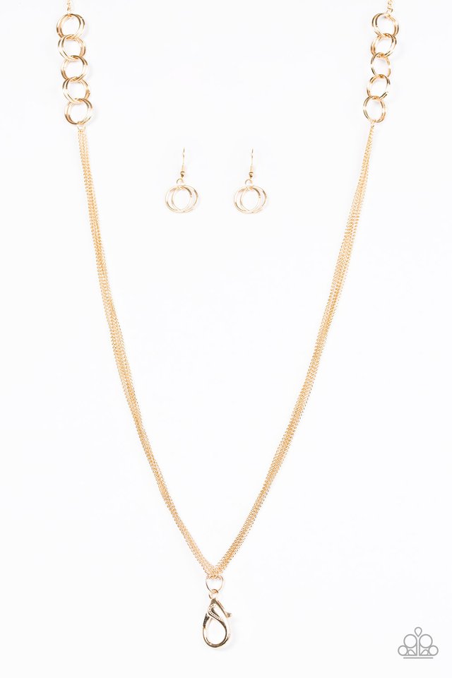 Ring It On! - Gold Lanyard