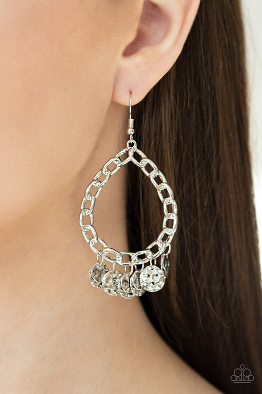 Street Appeal - silver earrings